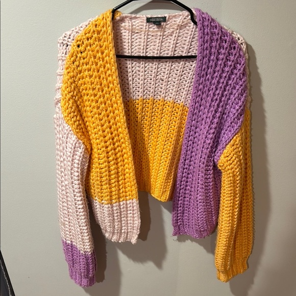 Colorful Knit Women's Sweater - Picture 1 of 6